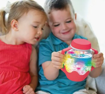 Glo Pals - Sensory Jar - Pink - Safari Ltd®