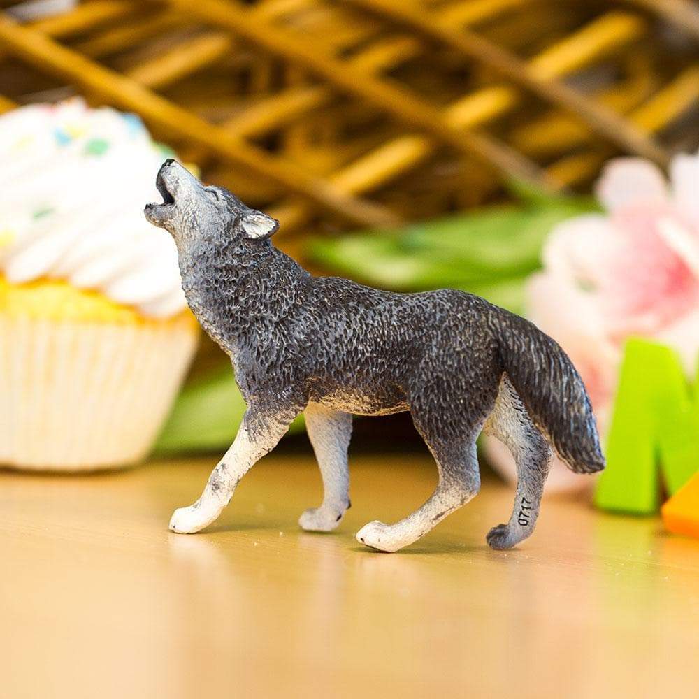 Gray Wolf Toy | Wildlife Animal Toys | Safari Ltd.