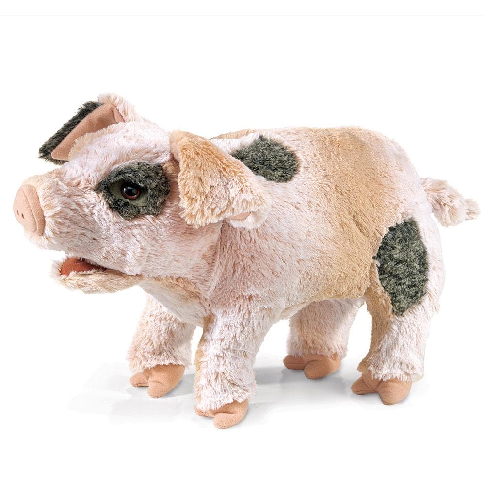 Grunting Pig Stuffed Animal Puppet - Safari Ltd®