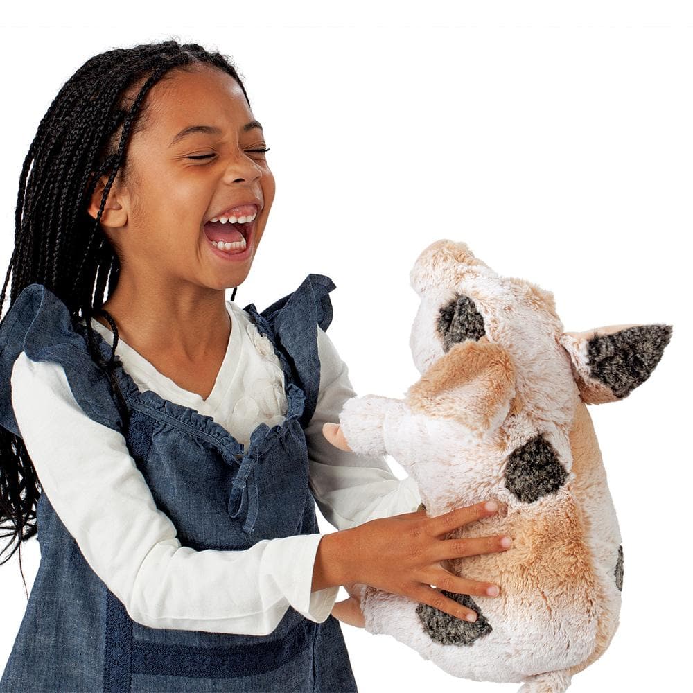 Grunting Pig Stuffed Animal Puppet - Safari Ltd®