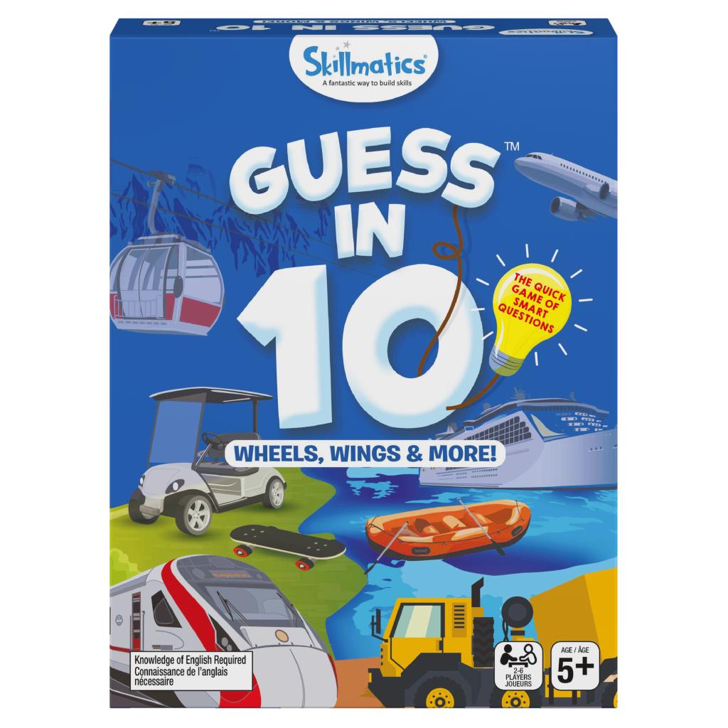 Guess in 10 Educational Board Game, Wheels, Wings and More - Safari Ltd®