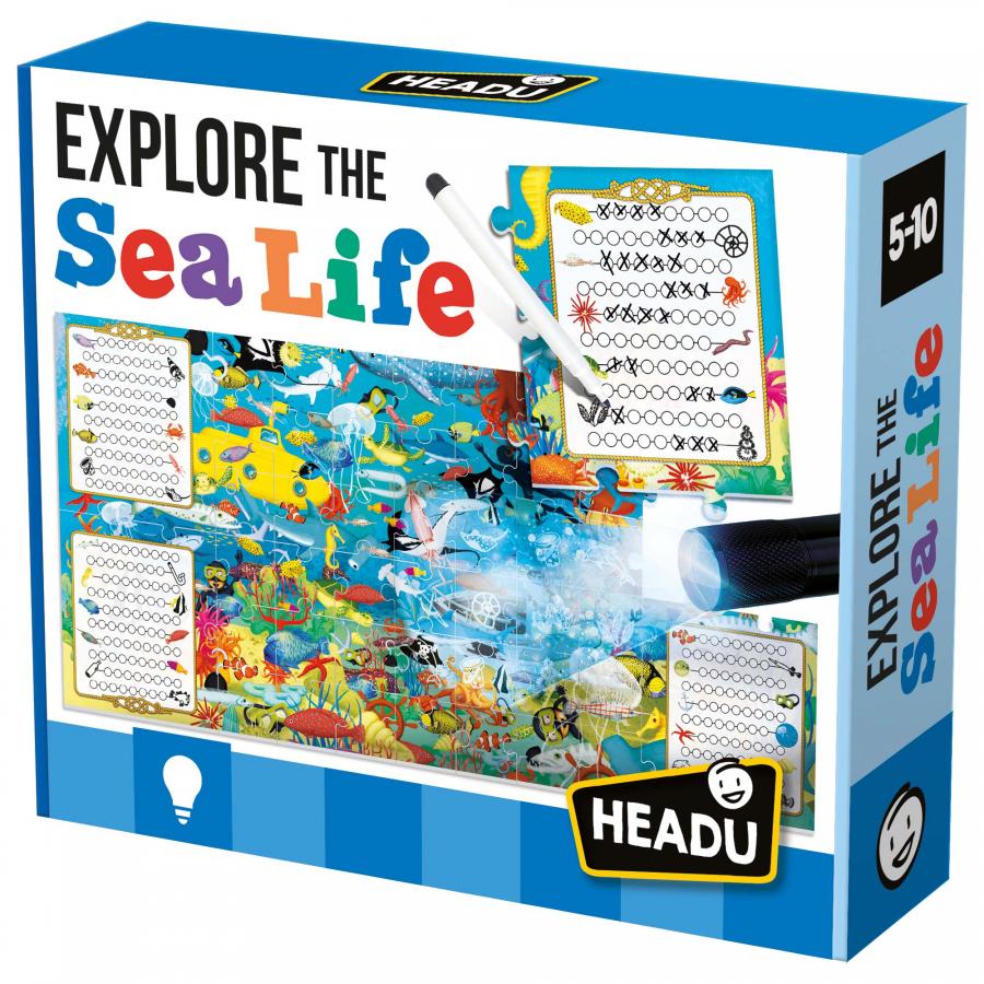 Headu Explore the Sea Life Puzzle - Safari Ltd®