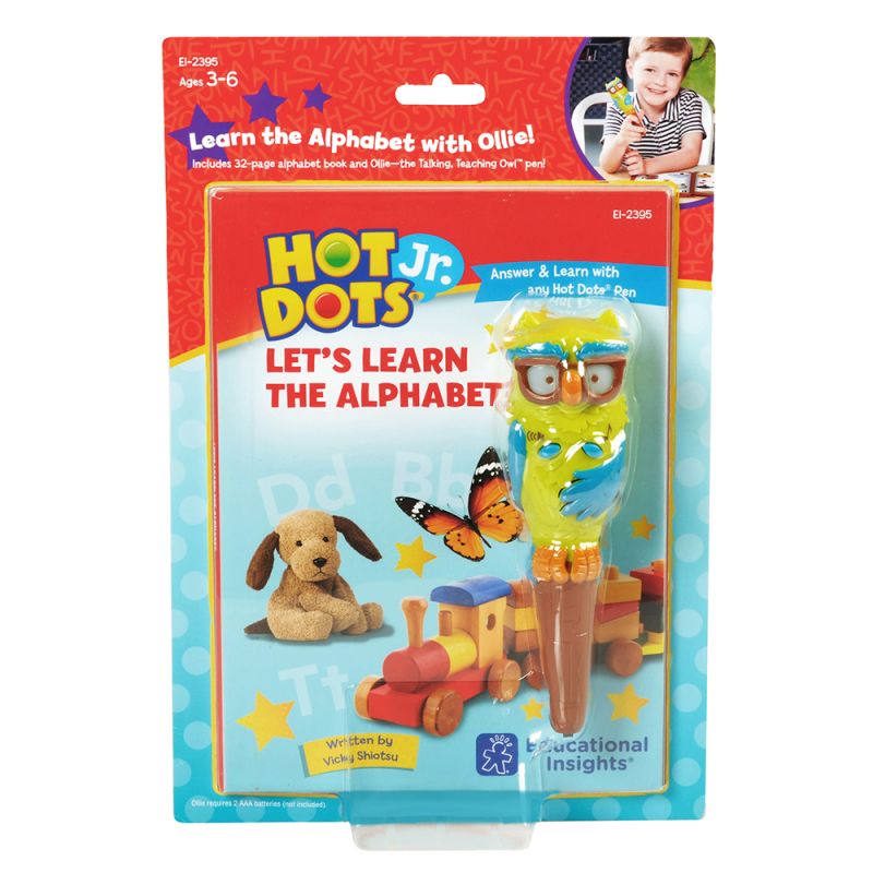 Hot Dots Jr. Let’s Learn the Alphabet Interactive Book & Pen Set - Safari Ltd®