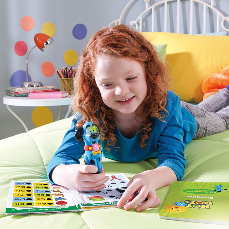 Hot Dots Jr. Let’s Master Kindergarten Reading Set with Ace Pen - Safari Ltd®