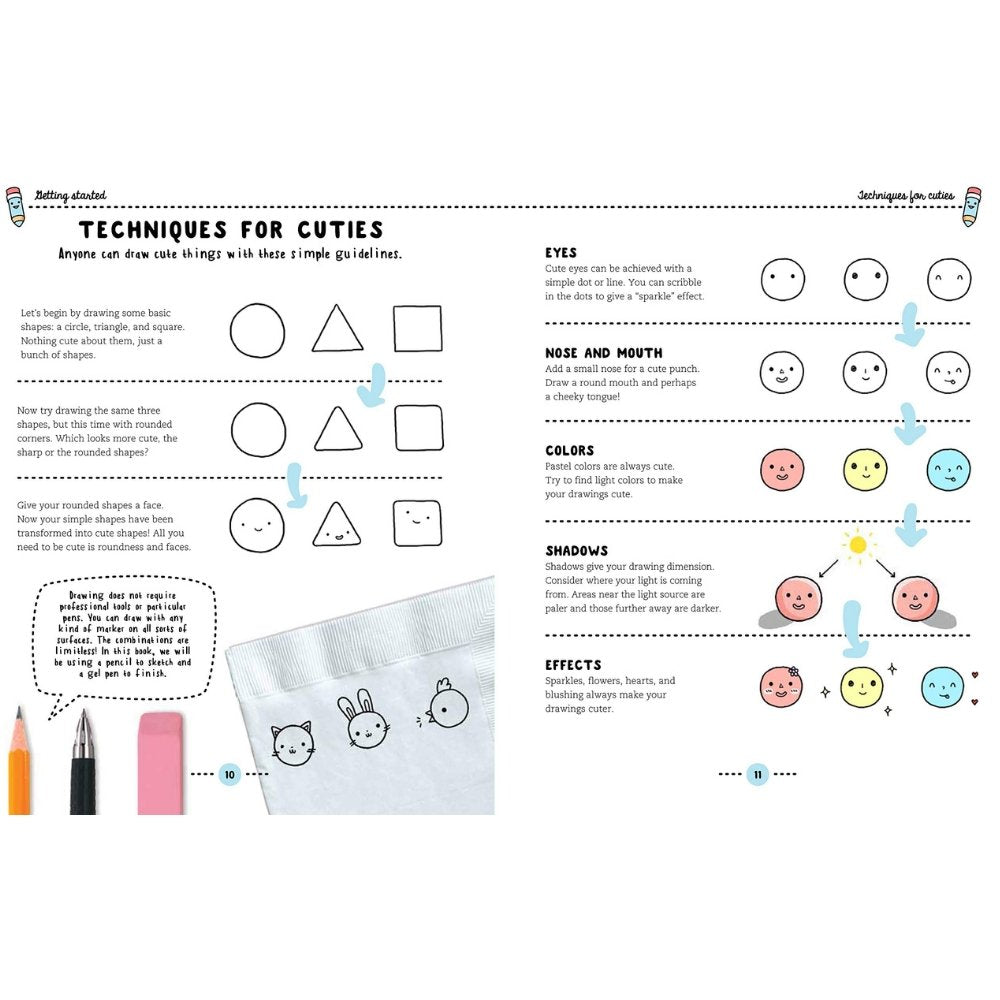 How to Draw Cute Stuff Book - Safari Ltd®