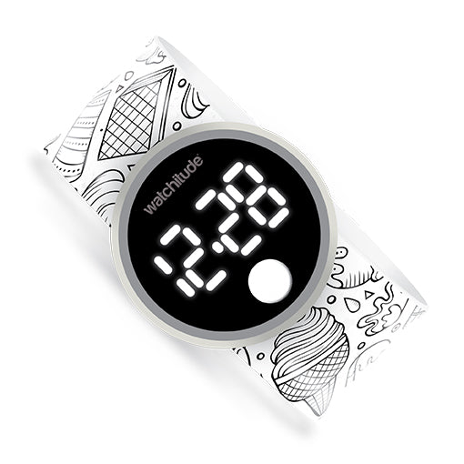 Ice Cream - Color Me Digital Slap Watch - Safari Ltd®