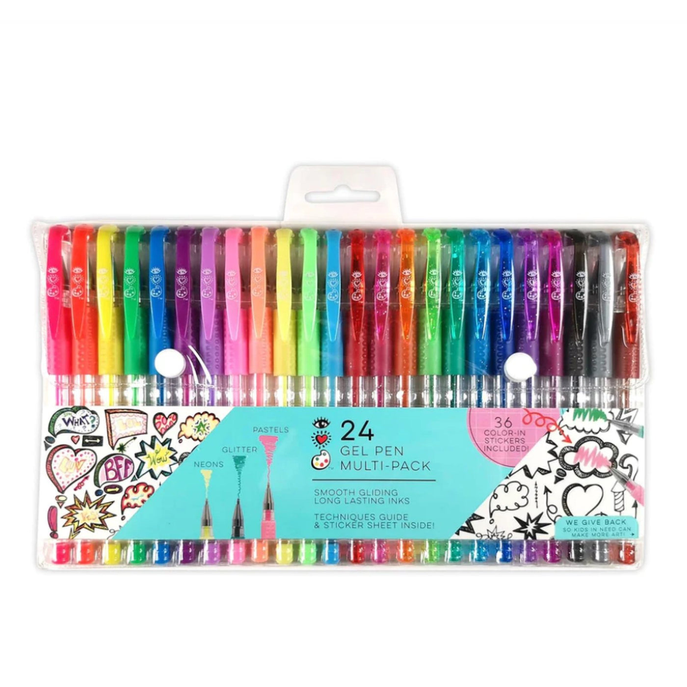 iHeartArt 24 Gel Pen Multi-Pack - Safari Ltd®