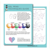 iHeartArt 6 Pastel Gel Pens - Safari Ltd®