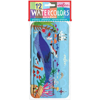 In The Sea 12 Watercolors Tin - Safari Ltd®