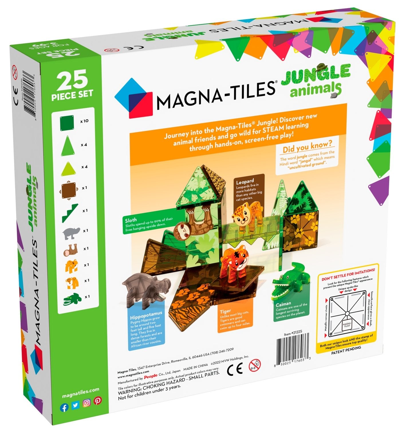 Jungle Animals 25 Piece Set - Safari Ltd®