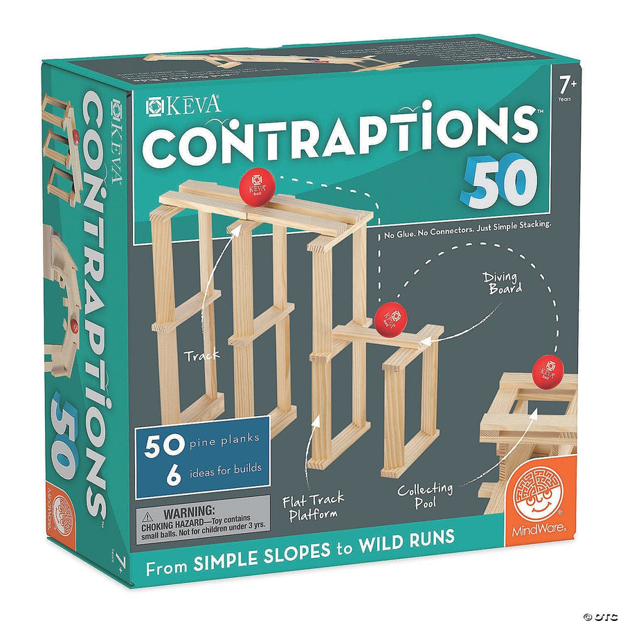 KEVA Contraptions 50 Plank Set - Safari Ltd®