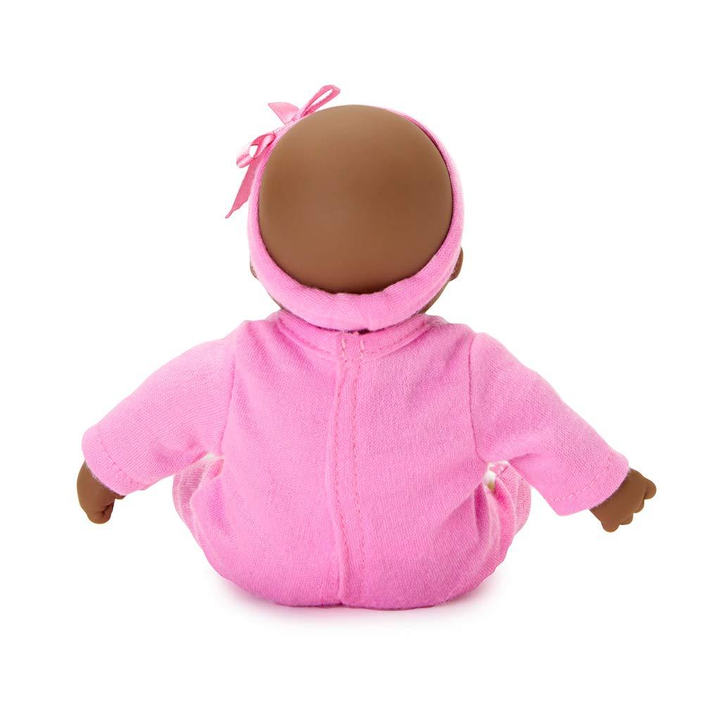 Little Cuties - Pink- Dark Skin Tone Doll - Safari Ltd®