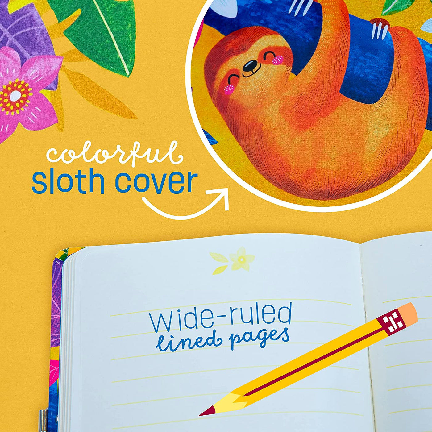 Lock & Key - Happy Sloth Diary - Safari Ltd®