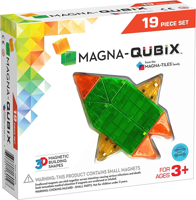 Magna-Qubix 19 Piece Set - Safari ltd