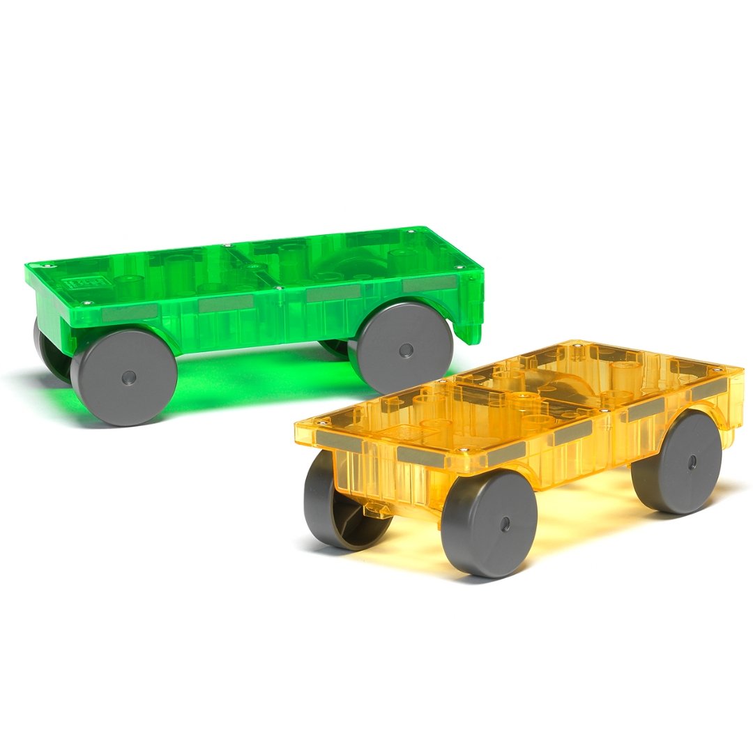 Magna-Tiles Cars 2 Piece Expansion Set - Safari Ltd®