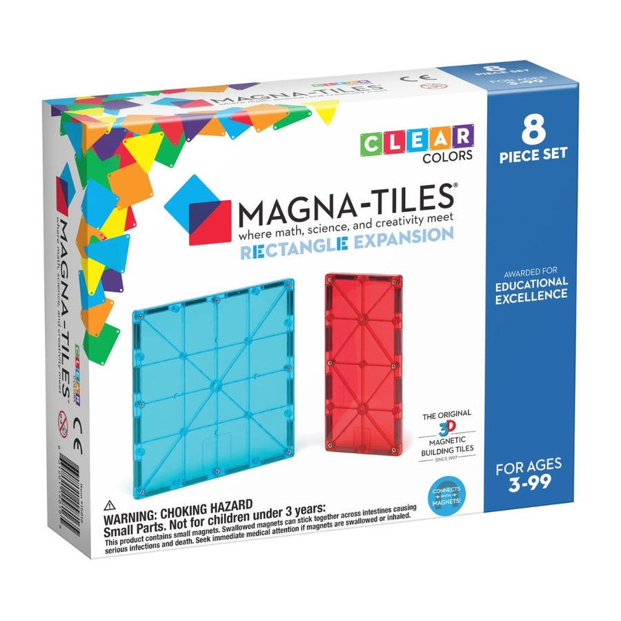 Magna-Tiles Rectangles 8 Piece Expansion Set - Safari Ltd®