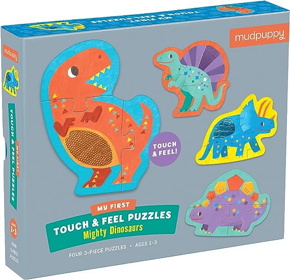 Mighty Dinosaurs My First Touch & Feel Puzzle - Safari Ltd®