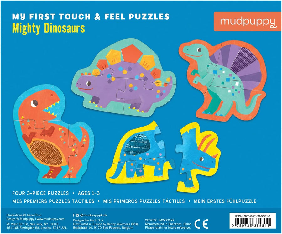 Mighty Dinosaurs My First Touch & Feel Puzzle - Safari Ltd®