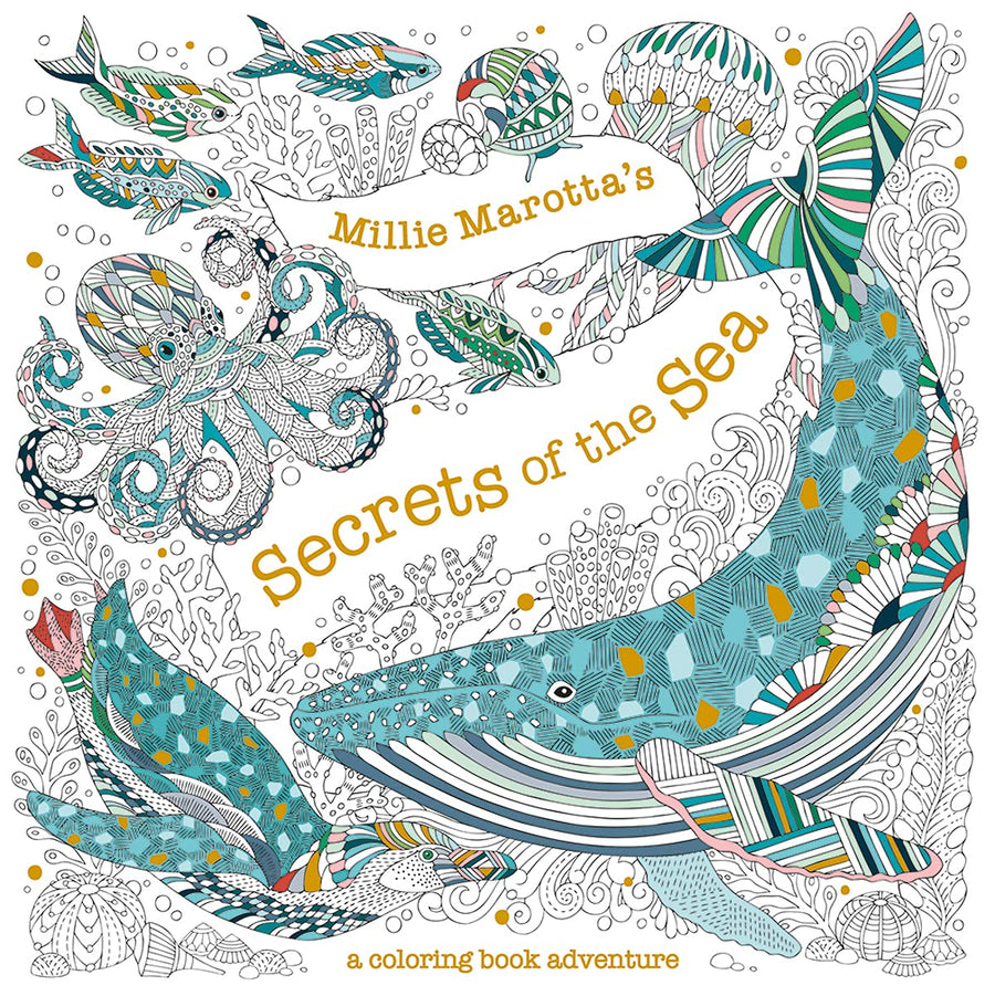 Millie Marotta Secrets of the Sea Coloring Book - Safari Ltd®