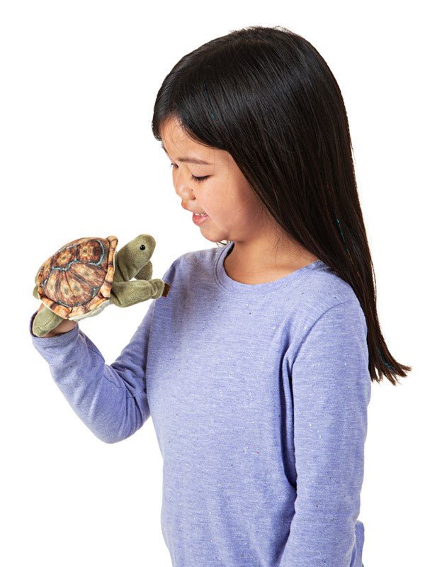 Mini Tortoise Stuffed Animal Finger Puppet - Safari Ltd®