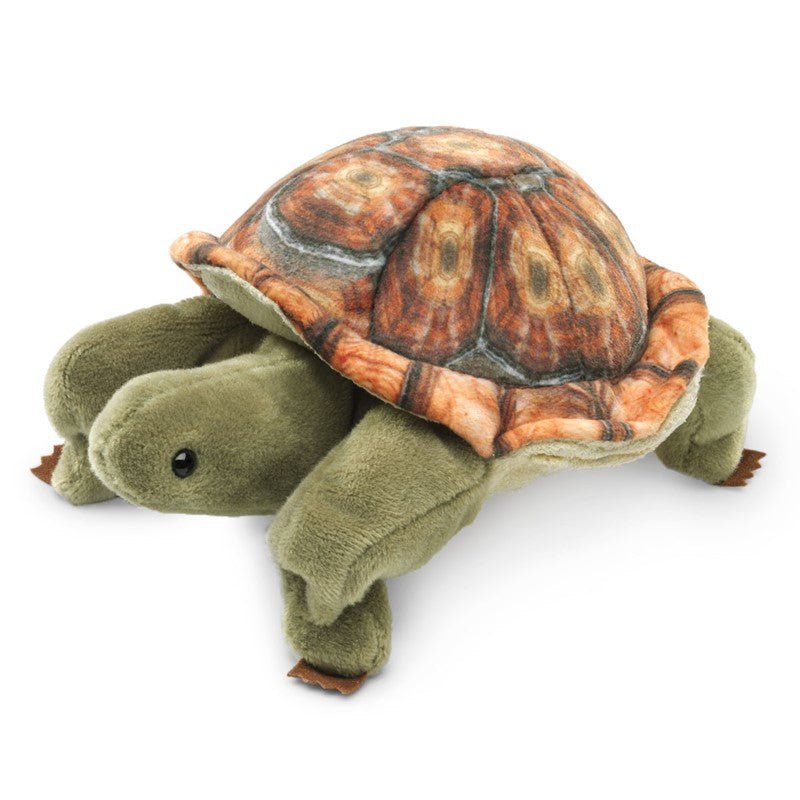 Mini Tortoise Stuffed Animal Finger Puppet - Safari Ltd®