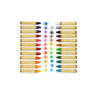 OOLY Brilliant Bee Crayons - Set of 24 - Safari Ltd®