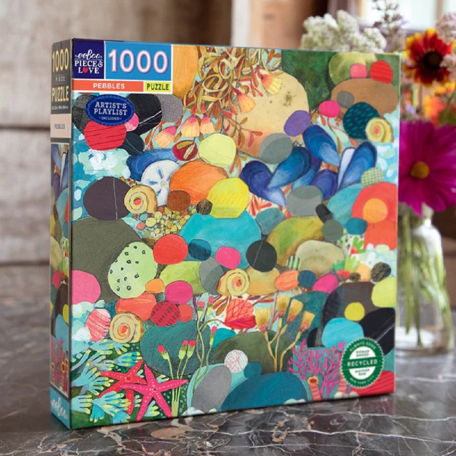 Pebbles 1000 Piece Sqaure Jigsaw Puzzle - Safari Ltd®