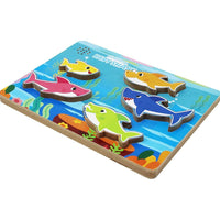 Pinkfong Baby Shark Chunky Wood Sound Puzzle - Safari Ltd®