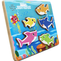 Pinkfong Baby Shark Chunky Wood Sound Puzzle - Safari Ltd®