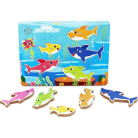 Pinkfong Baby Shark Chunky Wood Sound Puzzle - Safari Ltd®