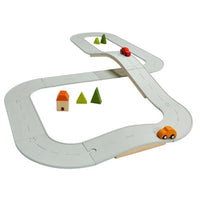 Plan Toys Rubber Road & Rail Set - Large - Safari Ltd®