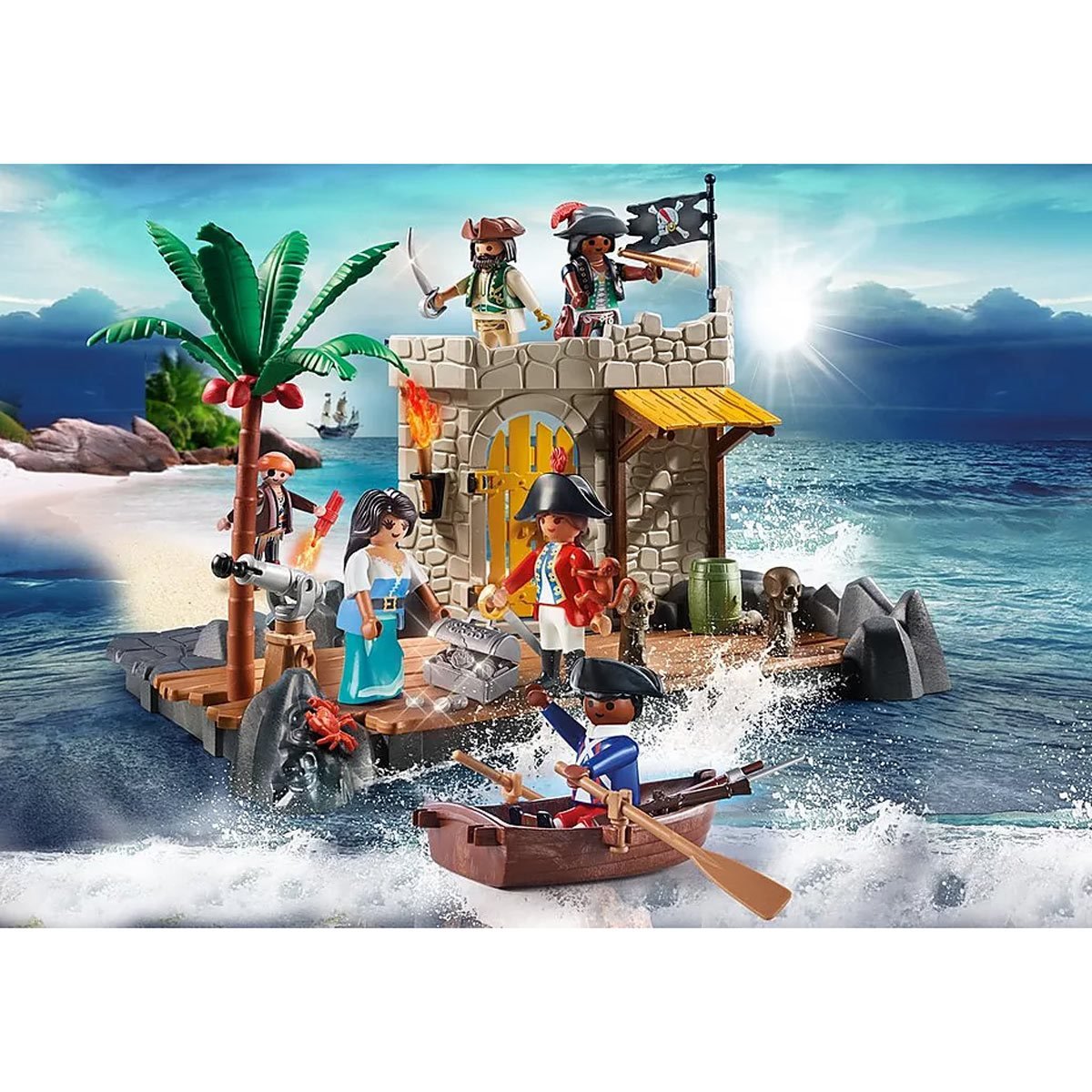 Playmobil My Figures: Island of the Pirates Playset - Safari Ltd®