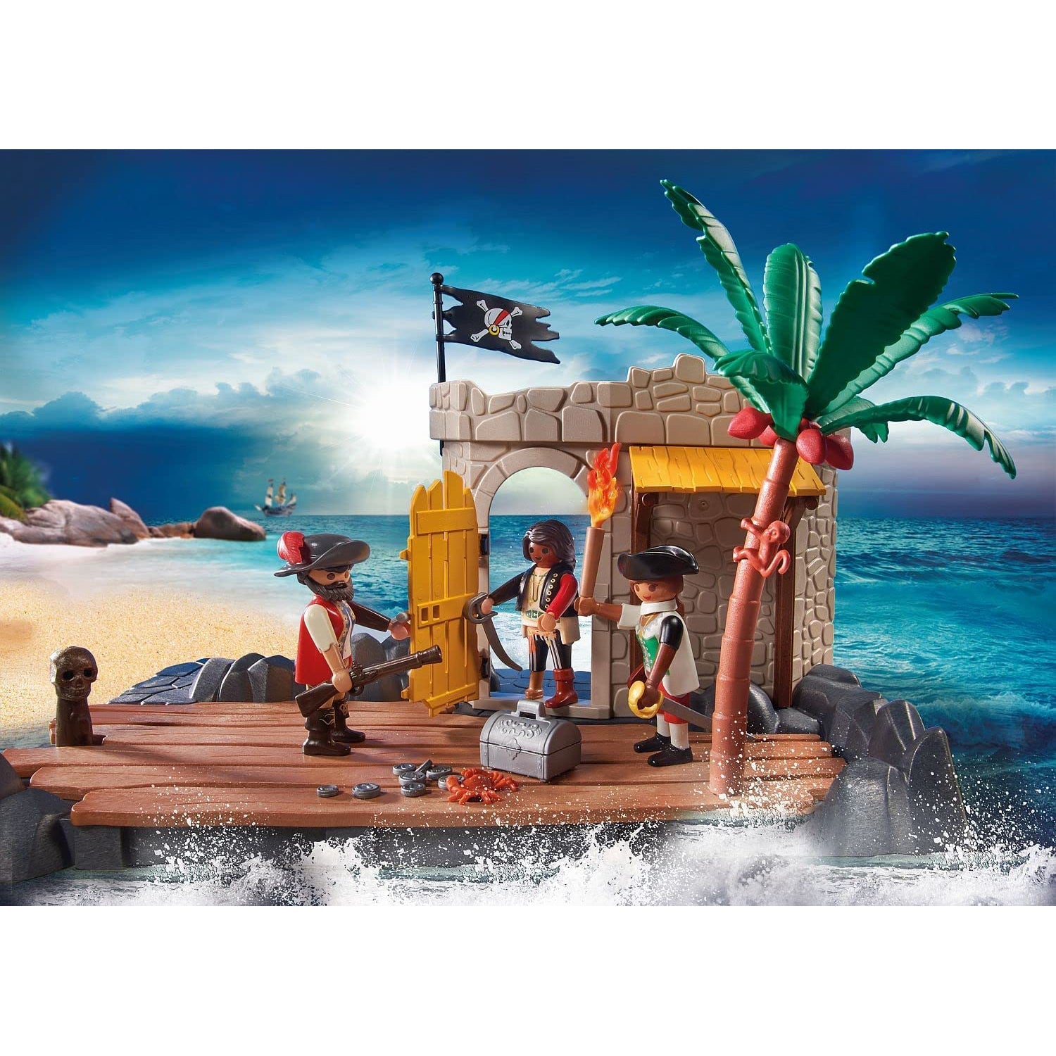 Playmobil My Figures: Island of the Pirates Playset - Safari Ltd®