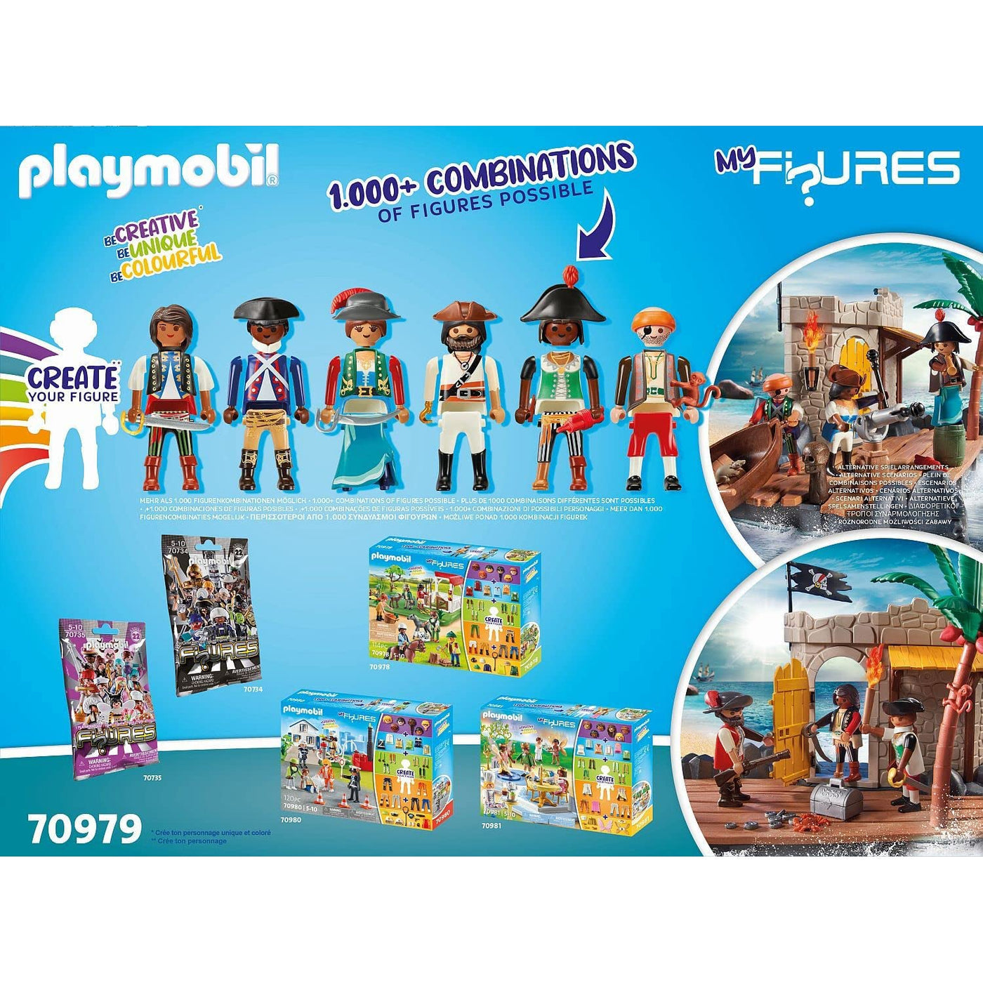 Playmobil My Figures: Island of the Pirates Playset - Safari Ltd®