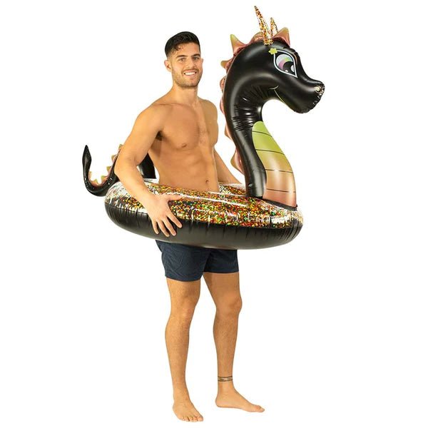 Pool Candy - Glitter Sea Dragon - 42" Beach & Pool Tube - Safari Ltd®