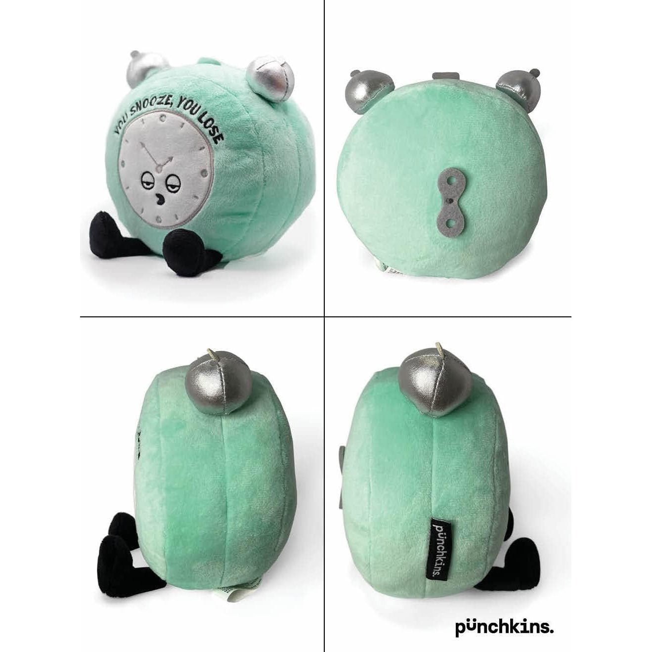 Punchkins Plush Clock - YOU SNOOZE, YOU LOSE - Safari Ltd®