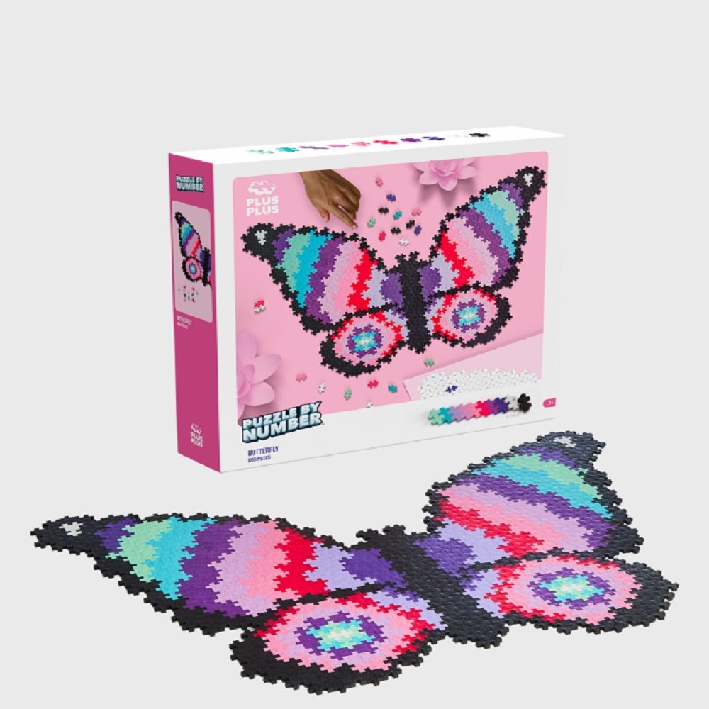 Puzzle by Number - 800 pc Butterfly - Safari Ltd®