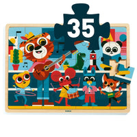 Puzzlo Music 35pc Wooden Jigsaw Puzzle - Safari Ltd®