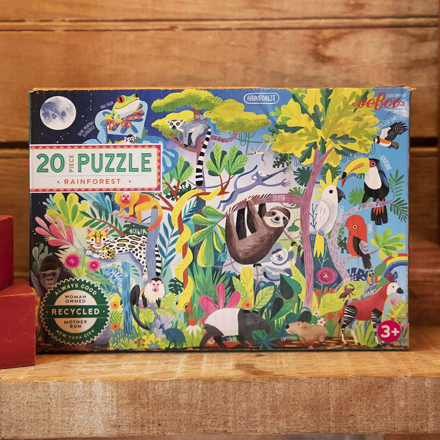 Rainforest Life 20 Piece Puzzle - Safari Ltd®