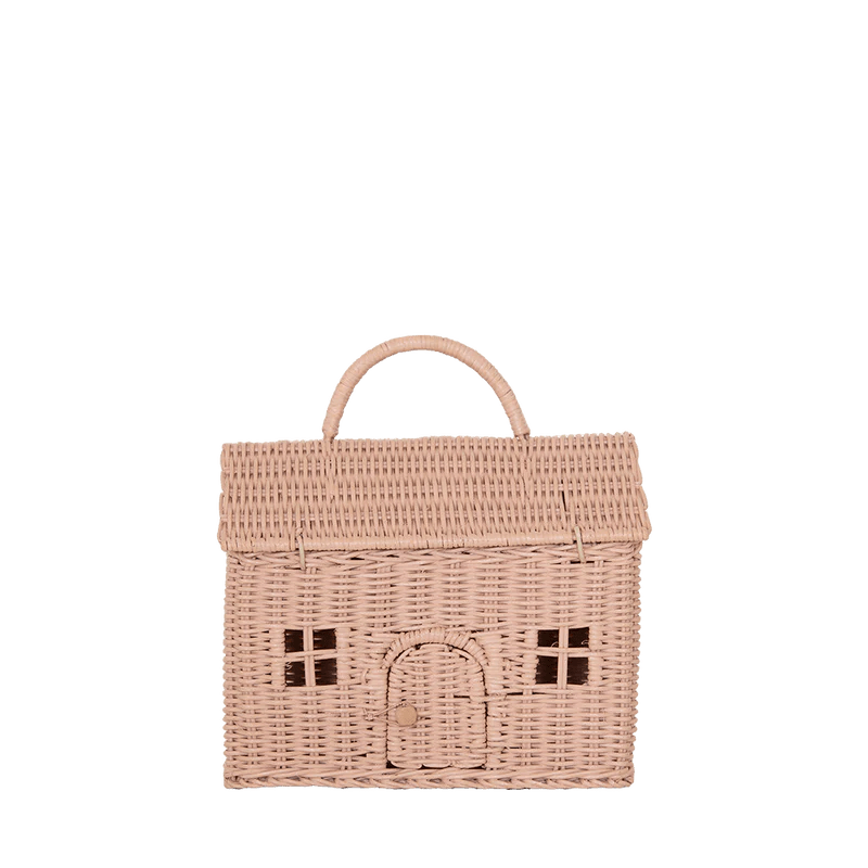 RATTAN CASA CLUTCH - ROSE - ROSE - Safari Ltd®