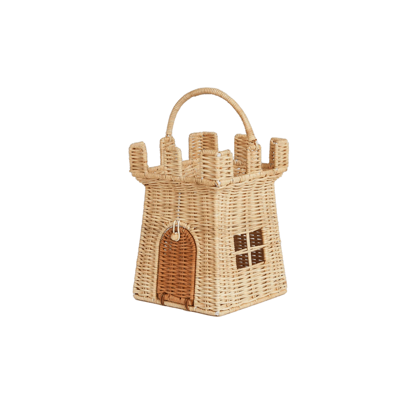 RATTAN CASTLE BAG - NATURAL - Safari Ltd®