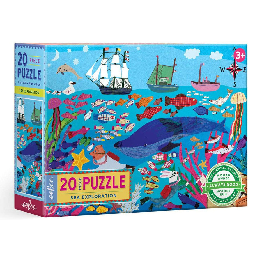 Sea Exploration 20 Piece Puzzle - Safari Ltd®