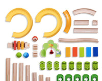 Sim-Sala-Kling Wooden Track Set- Musical Elements Track - Safari Ltd®