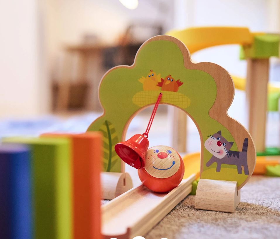 Sim-Sala-Kling Wooden Track Set- Musical Elements Track - Safari Ltd®