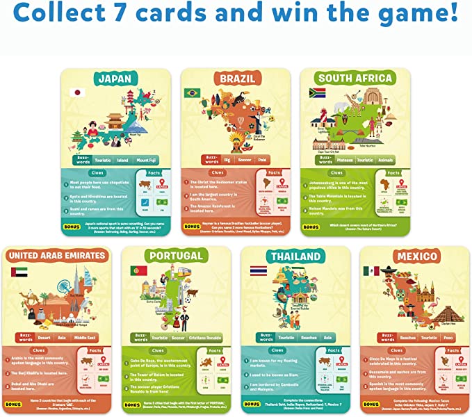 Skillmatics Guess in 10: Countries of the World - Safari Ltd®