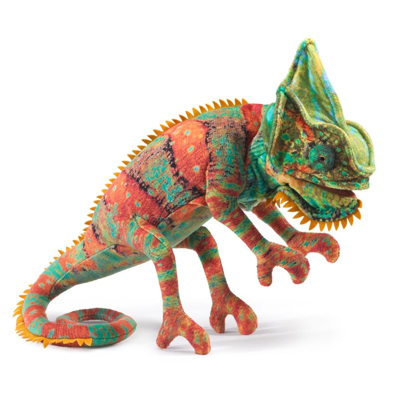 Small Chameleon Finger Puppet - Safari Ltd®