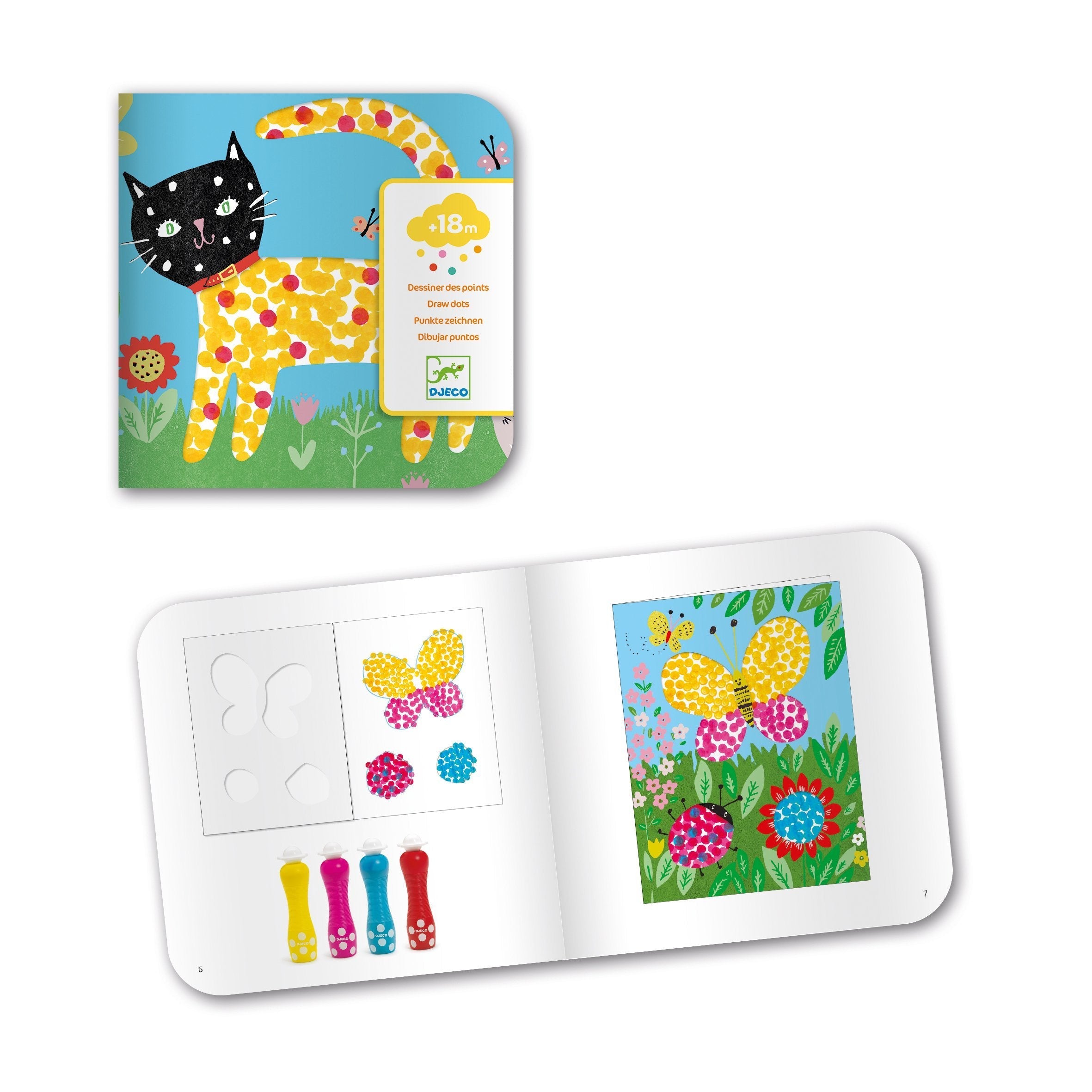 Small Dot World Painting Craft Kit - Safari Ltd®