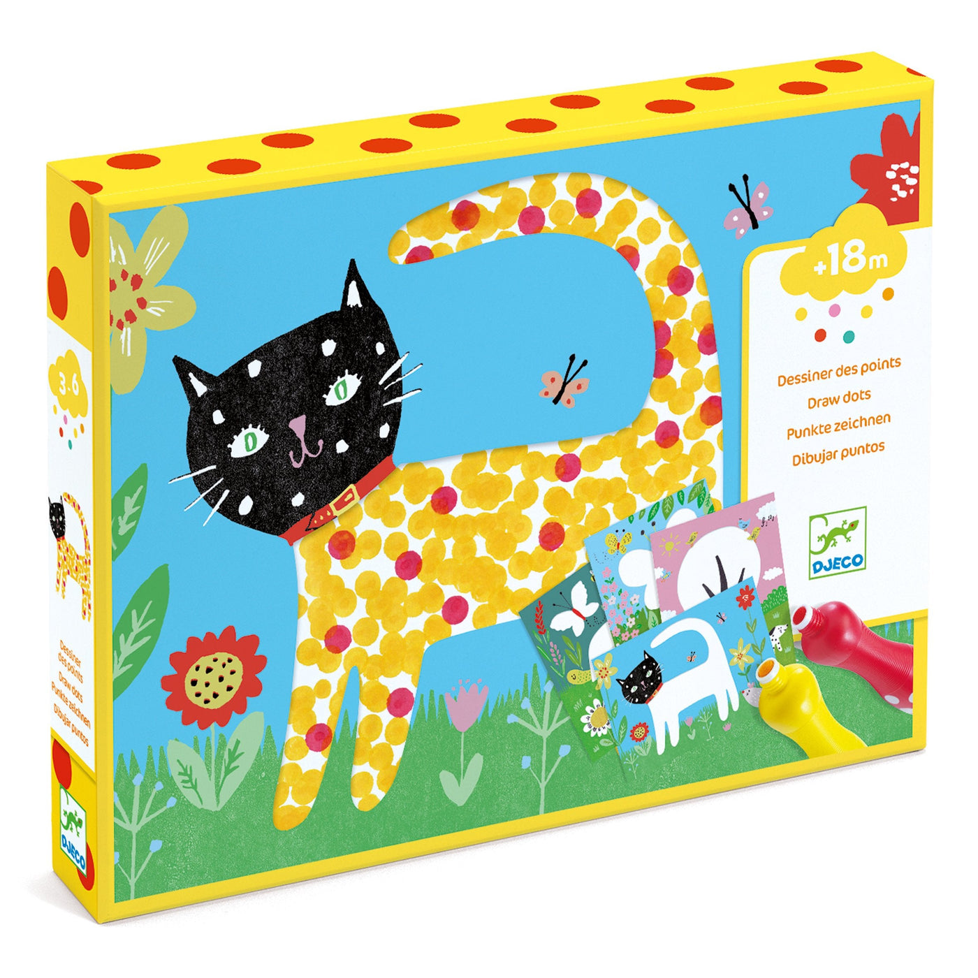 Small Dot World Painting Craft Kit - Safari Ltd®