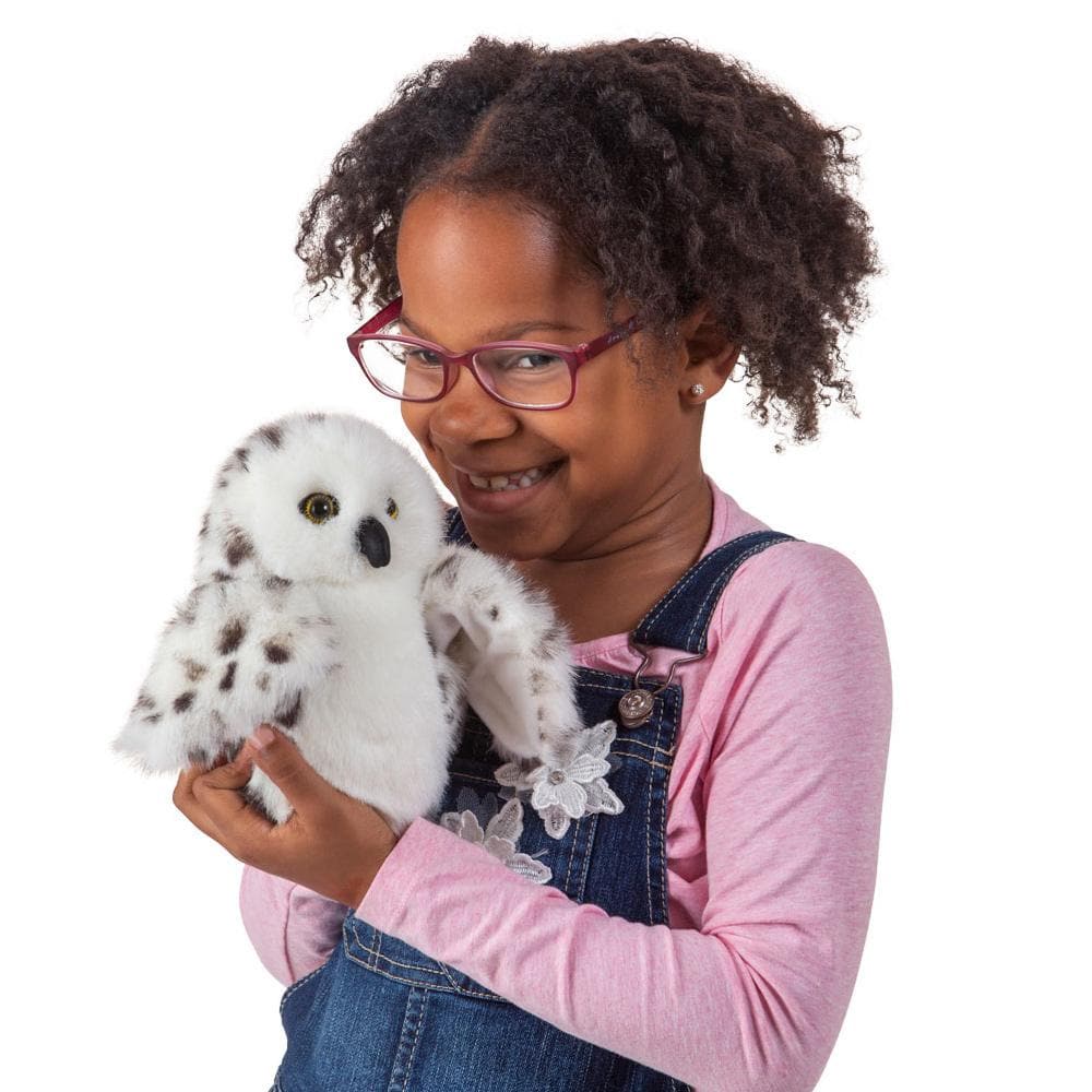 Snowy Owl Stuffed Animal Puppet - Safari Ltd®