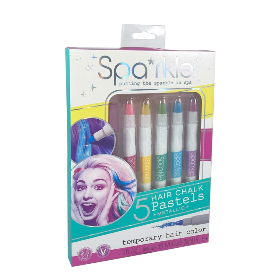 Spa*rkle 5 Hair Chalk Pastels - Metallic - Safari Ltd®